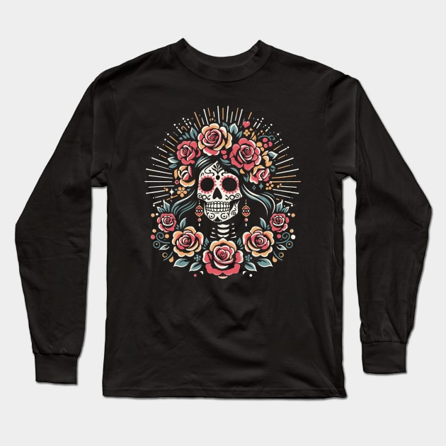 la muerte Long Sleeve T-Shirt by lkn